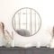 Flash Furniture 30" Round Black Metal Framed Accent Wall Mirror RH-M003-RD76MB-BK-GG - alternate 1